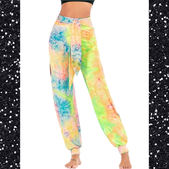 ‼️CLEARANCE PRICE FIRM‼️HPx3⭐🎉Tye Dye Pants🎉⭐ - Picture 4 of 5